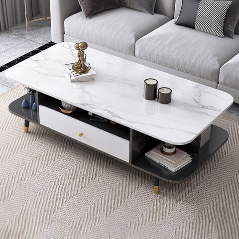 H2 Bàn trà phòng khách chữ nhật BSF11 Tray 1m kiểu dáng sang trọng