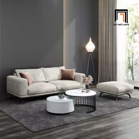 D3 Set ghế sofa hiện đại BT26 Shapy dài 1m9 cho phòng khách nhỏ