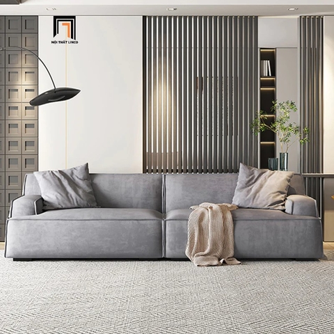 E2 Sofa băng hiện đại màu xám BT179 Station 2m4 căn hộ chung cư
