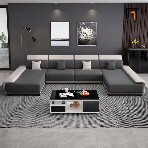 I3 Sofa U UT73 Ramia 3m2 thiết kế trắng đen tinh tế hiện đại