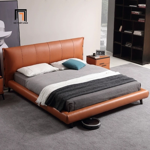 A4 Giường ngủ da hiện đại GN138 Belloy phù hợp phòng ngủ gia đình