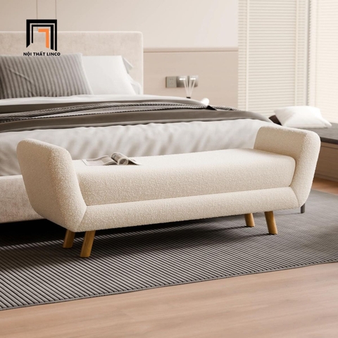 D1 Ghế sofa đôn xinh xắn SB43 Glanwor 1m5 đặt cạnh giường sang trọng