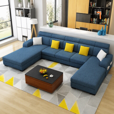 B3 Bộ ghế sofa U UT95 Desol 3m4 đẹp giá rẻ cho gia đình