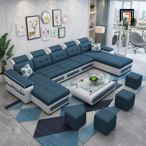 G4 Sofa U UT89 Attica dài 3m phong cách sang trọng cho gia đình