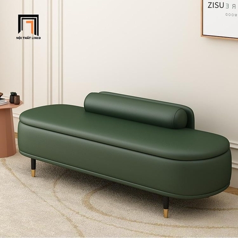 F2 Ghế đôn Sofa SB19 Gant hình Oval bọc da pu bền đẹp, dễ vệ sinh