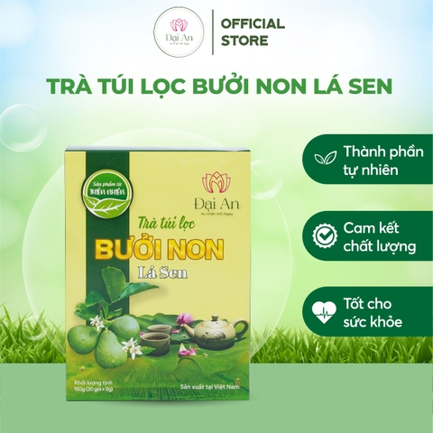 Trà túi lọc bưởi non lá sen (30 gói x 5 g)