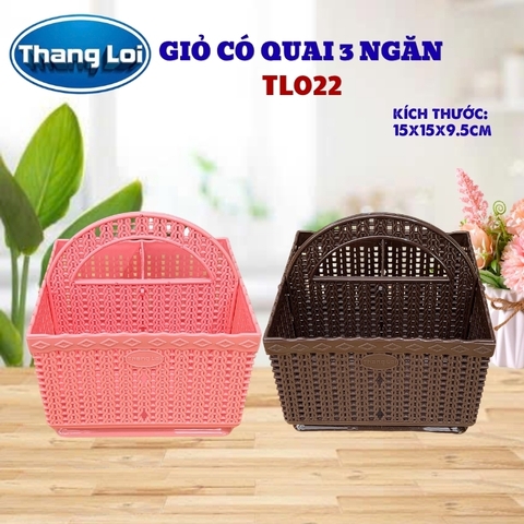 RỔ VUÔNG 3 NGĂN