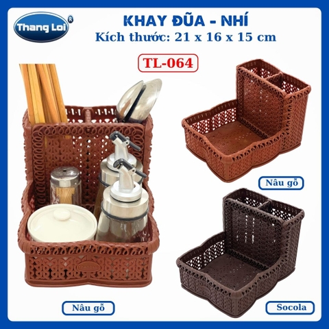 Khay Đựng Đũa Muỗng Nhà Hàng Quán Ăn Kèm Khay Gia Vị Size Nhỏ TL064