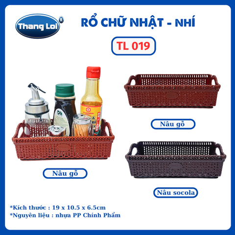 RỔ CHỮ NHẬT NHÍ