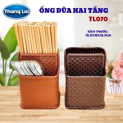 Ống đũa 2 tầng cho nhà hàng, quán ăn TL070