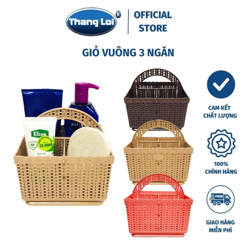 RỔ VUÔNG 3 NGĂN