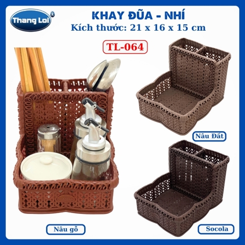 Khay Đựng Đũa Muỗng Nhà Hàng Quán Ăn Kèm Khay Gia Vị Size Nhỏ TL064