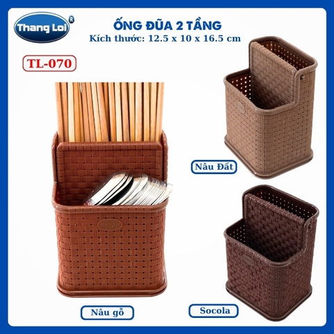 Ống đũa 2 tầng cho nhà hàng, quán ăn TL070