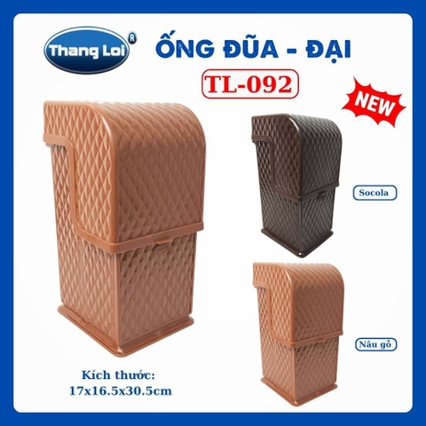 Ống Đũa Đại TL-092 Có Nắp Đậy Thắng Lợi, Kệ Đựng Đũa Muỗng Nĩa Cho Nhà Hàng Quán Ăn Quán Phở