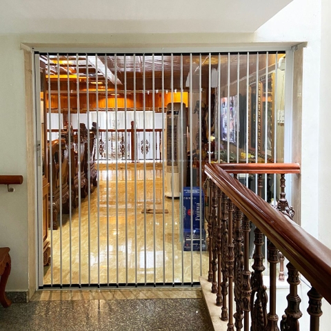 Cửa Xếp Khung Nhựa