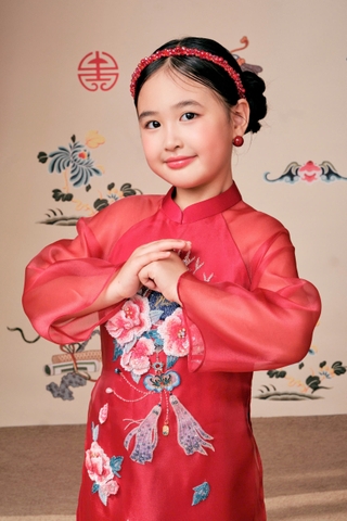 Áo dài Bảo Đào Xuân