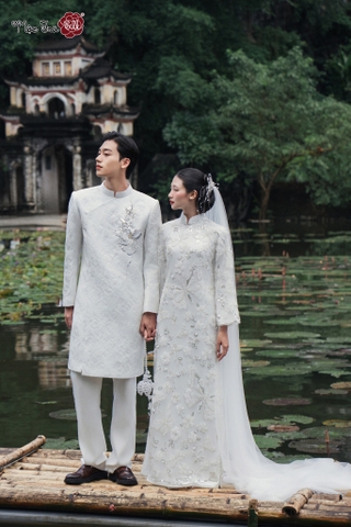 Áo dài nam Nguyệt Trần