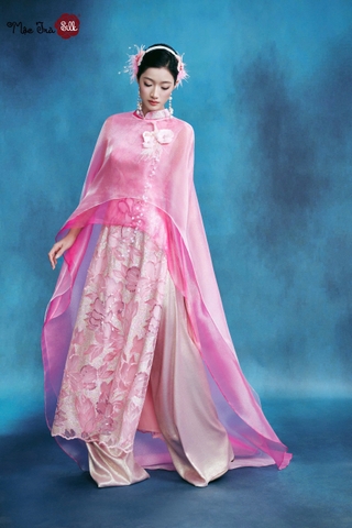 Áo dài Hồng Dao Nhã