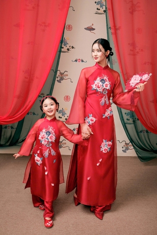 Áo dài Bảo Đào Xuân