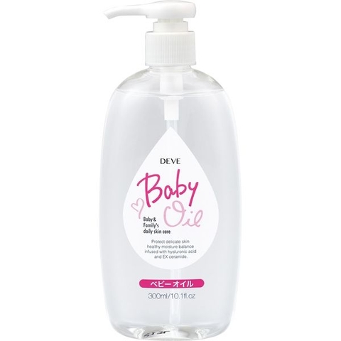 Dầu dưỡng ẩm da toàn thân cho bé và người lớn – Deve Baby Oil (300ml)