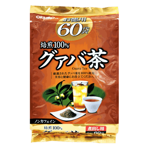 Trà lá ổi Orihiro hỗ trợ giảm cân, giảm mỡ thừa hiệu quả (60 túi x 2g)