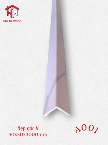 AT A001 30x30x3000mm Nẹp góc kết thúc V pvc