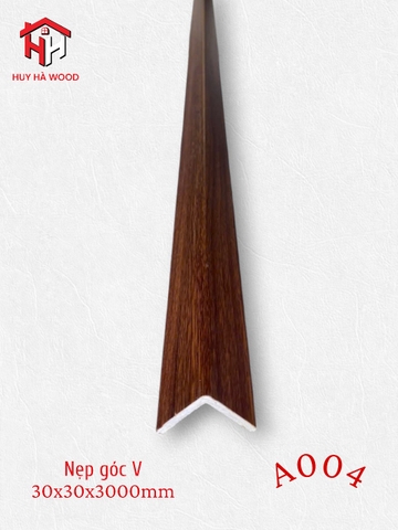 AT A004 30x30x3000mm Nẹp góc kết thúc V PVC