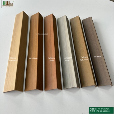 HW45G35ASA Walnut 45 x 35 x 2900 Nẹp V