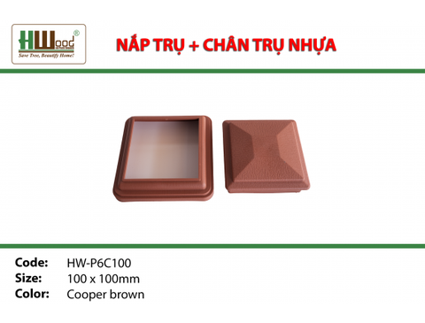 HW-P6C100 Cooper brown 100x100