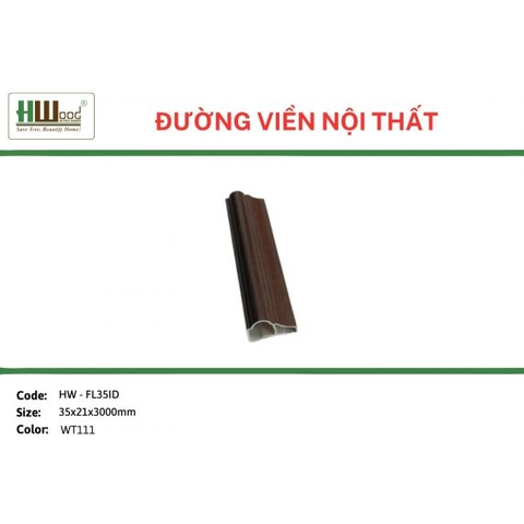 HW-FL5ID WT111 35x21x3000 Đường viền nội thất