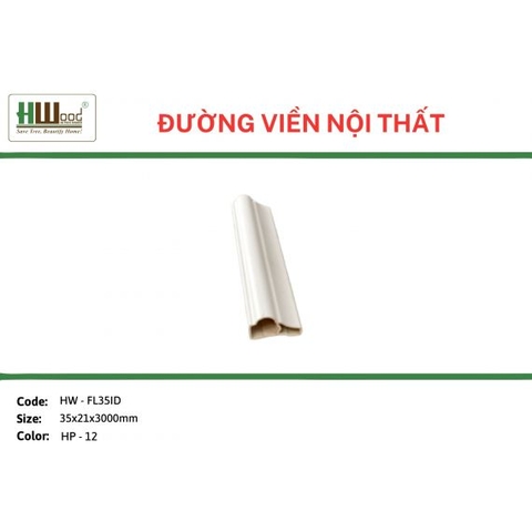HW-FL5ID HP-12 35x21x3000 Đường viền nội thất