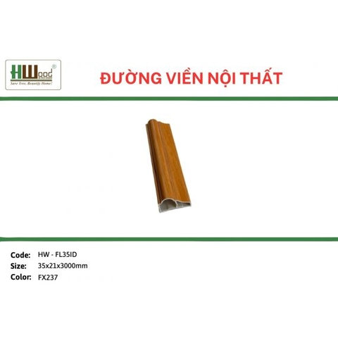 HW-FL5ID FX237 35x21x3000 Đường viền nội thất