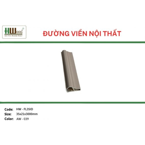 HW-FL5ID AW-039 35x21x3000 Đường viền nội thất
