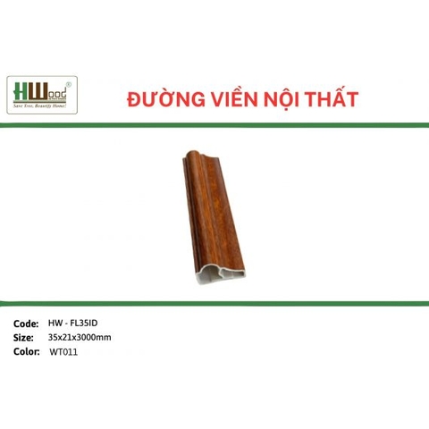 HW-FL5ID WT011 35x21x3000 Đường viền nội thất