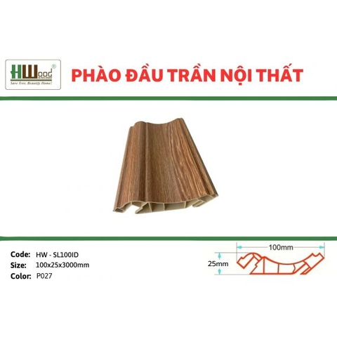 HW-SL100ID P027 100x25x3000 Phào đầu trần