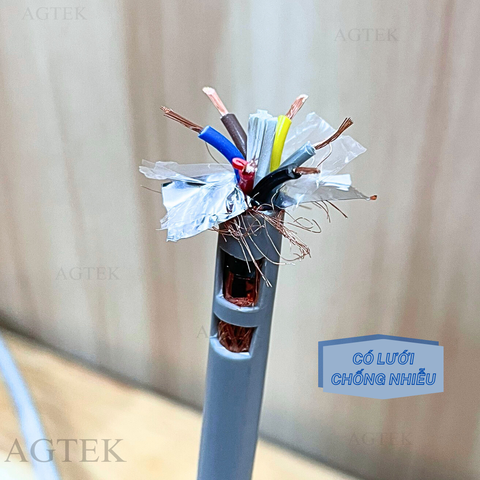 AGTEK Cáp Điều Khiển Có Lưới Chống Nhiễu 6x1.5mm²