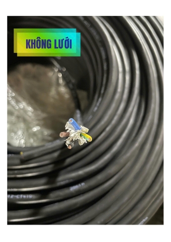 Cáp Điều Khiển 4x1 SQMM Không Lưới ZR-PVC Vỏ Đen 300/500V