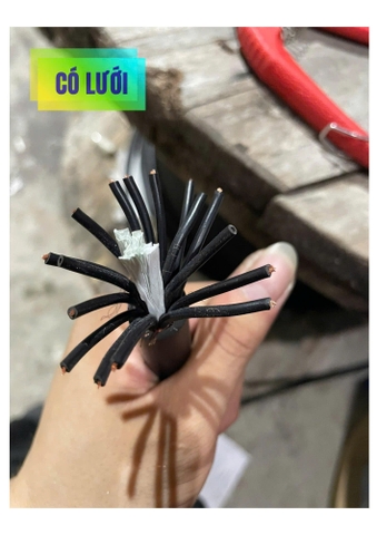 Cáp điều khiển, model: 16x1.0 SQMM, có lưới chống nhiễu, điện áp: 300/500V