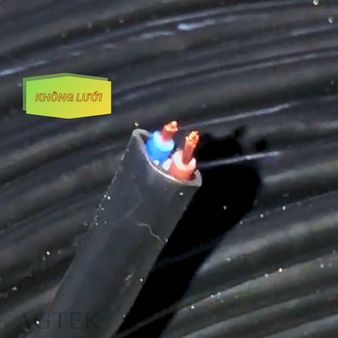 Cáp Điều Khiển ZR-PVC Không Lưới 2x0.5 SQMM Vỏ Đen