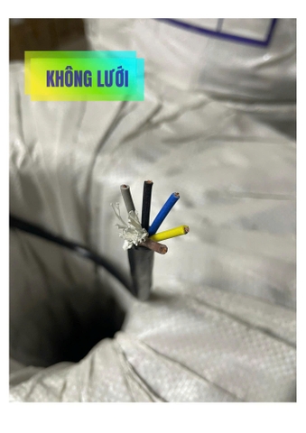 Cáp Điều Khiển ZR-PVC Không Lưới Vỏ Đen 5x1.0 SQMM