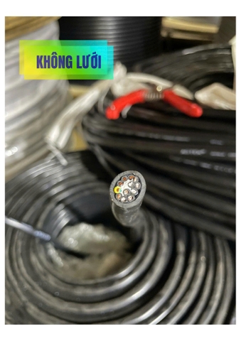 Cáp Điều Khiển ZR-PVC 12x1SQMM Vỏ Đen Không Lưới
