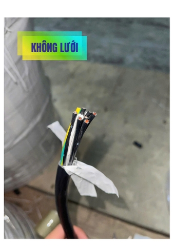 Cáp Điều Khiển ZR-PVC Vỏ Đen 8x1.0 SQMM Không Lưới