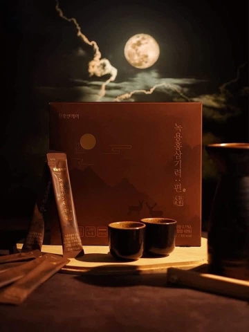 Hồng sâm lộc nhung hươu cho bố