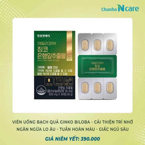 Viên uống bạch quả