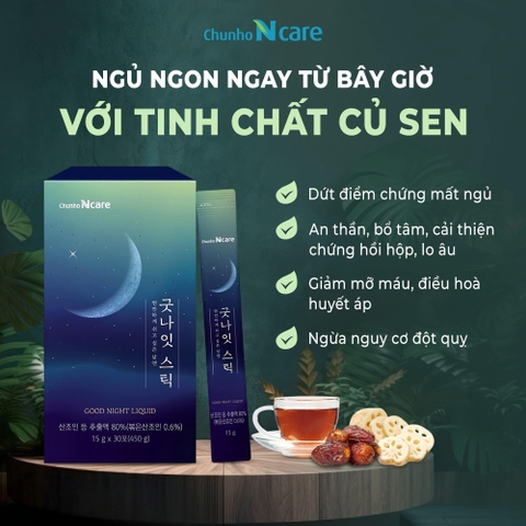Nước củ sen ngủ ngon
