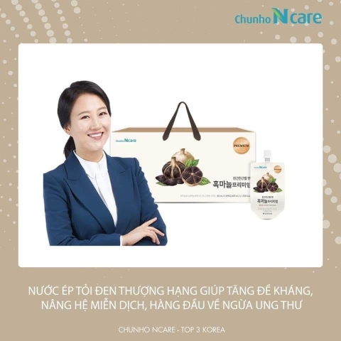 Nước uống dinh dưỡng Tỏi đen thượng hạng