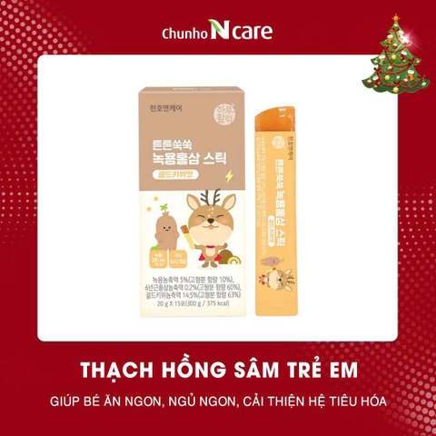 Thạch hồng sâm cho trẻ em