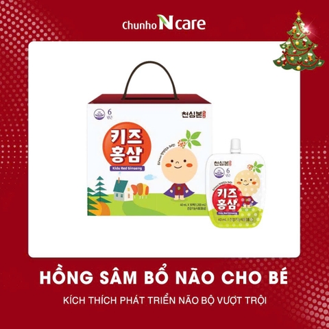 Hồng sâm bổ não cho bé