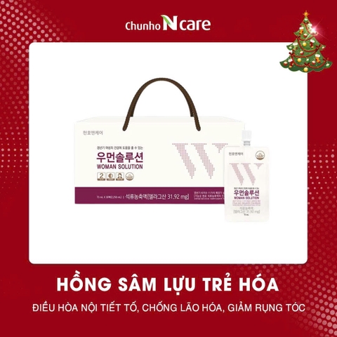 Hồng sâm lựu trẻ hóa cho mẹ