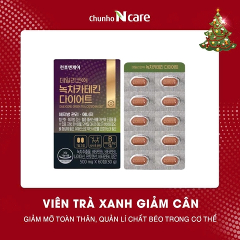 Viên trà xanh giảm cân